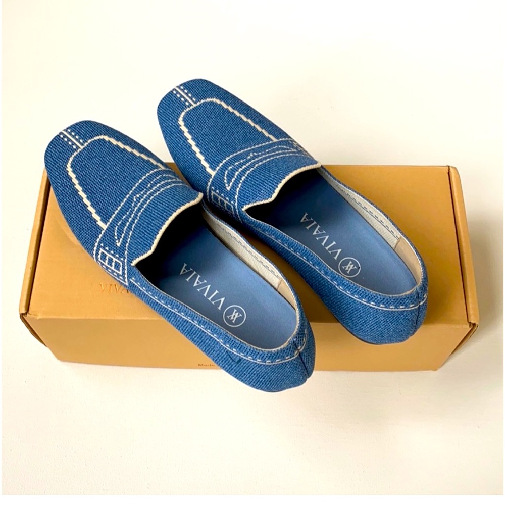 Vivaia Blue Loafers size 7